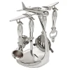 Sale Godinger Airplane 5 Piece Bar Tool Set