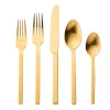 Outlet Godinger Atlas Matte Gold 18/0 Stainless Steel 20 Piece Flatware Set, Service For 4