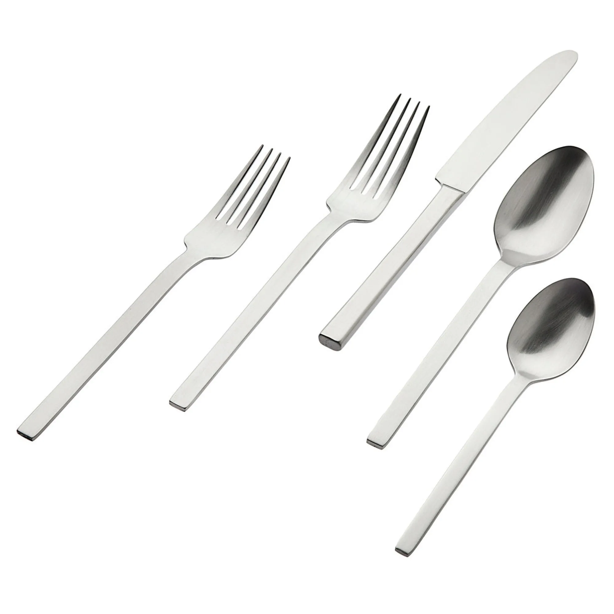 Discount Godinger Atlas Matte 18/0 Stainless Steel 20 Piece Flatware Set, Service For 4