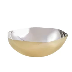 Clearance Godinger Auburn Gold Organic Salad Bowl