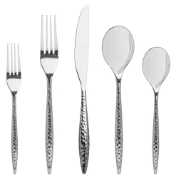 Clearance Godinger Avellino Mirrored 18/10 Stainless Steel 20 Piece Flatware Set, Service For 4