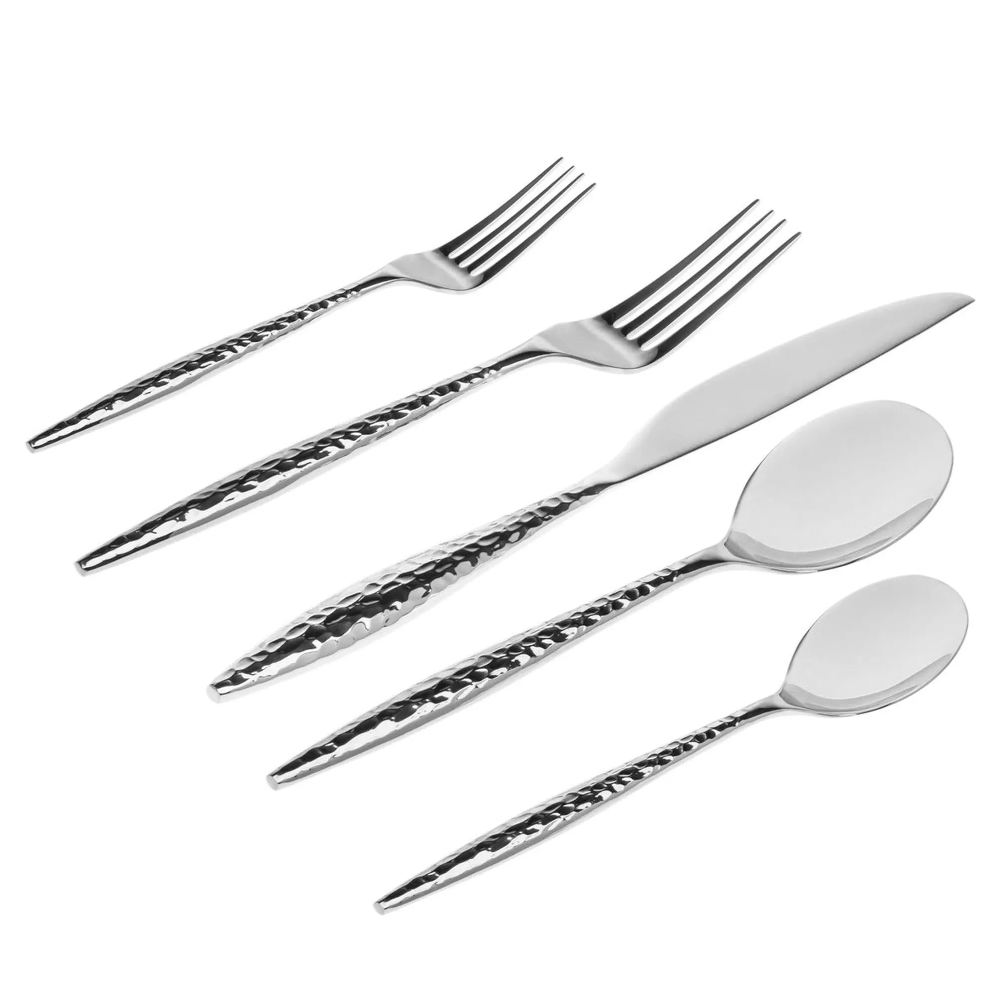 Clearance Godinger Avellino Mirrored 18/10 Stainless Steel 20 Piece Flatware Set, Service For 4