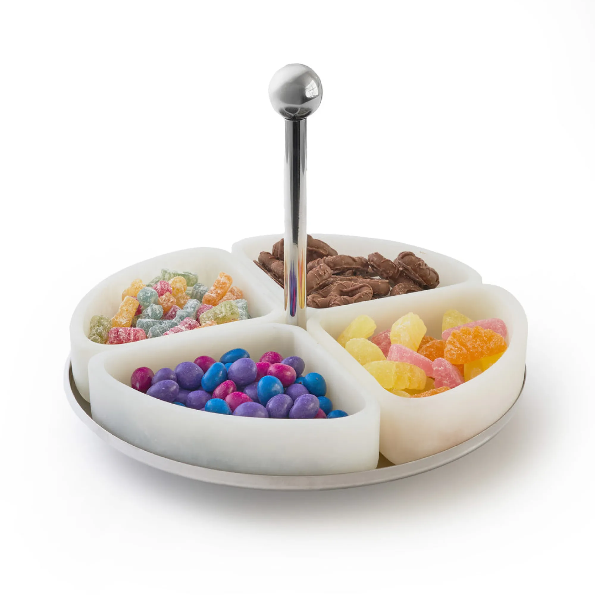 Online Godinger Azure Matte White Sectional Serveware Stand
