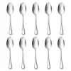 Outlet Godinger Bead Mirrored 18/0 Stainless Steel Tablespoon, Set of 10