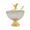 Outlet Godinger Bird Top Jam Jar with Spoon