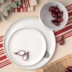 Sale Godinger Brentwood Porcelain 12 Piece Dinnerware Set, Service for 4