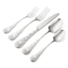 Sale Godinger Butterfly Sandblasted 18/10 Stainless Steel 20 Piece Flatware Set, Service For 4