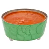 Godinger Capri Green Relish Dip Cover Bowl