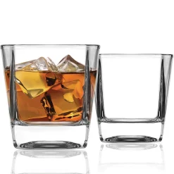 Sale Godinger Carnegie Double Old Fashion Glass, Set of 4