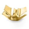 New Godinger Cerro Gold Square Nut Bowl