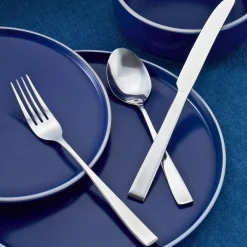 Clearance Godinger Chisel Mirrored 18/0 Stainless Steel 20 Piece Flatware Set, Service For 4
