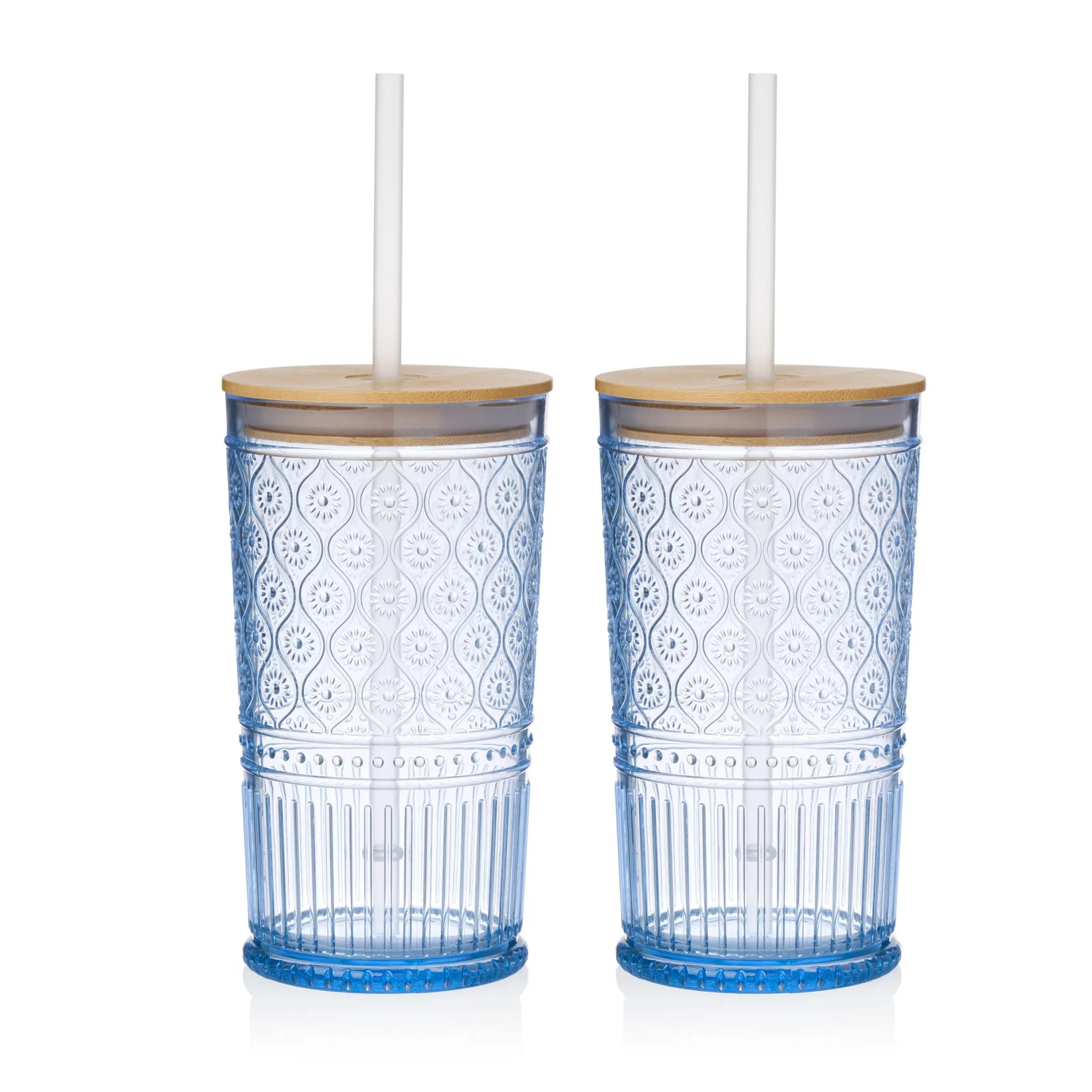 Online Godinger Claro Acrylic Blue Travel Tumbler, Set of 2