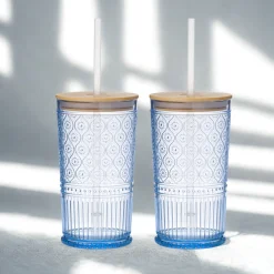 Online Godinger Claro Acrylic Blue Travel Tumbler, Set of 2