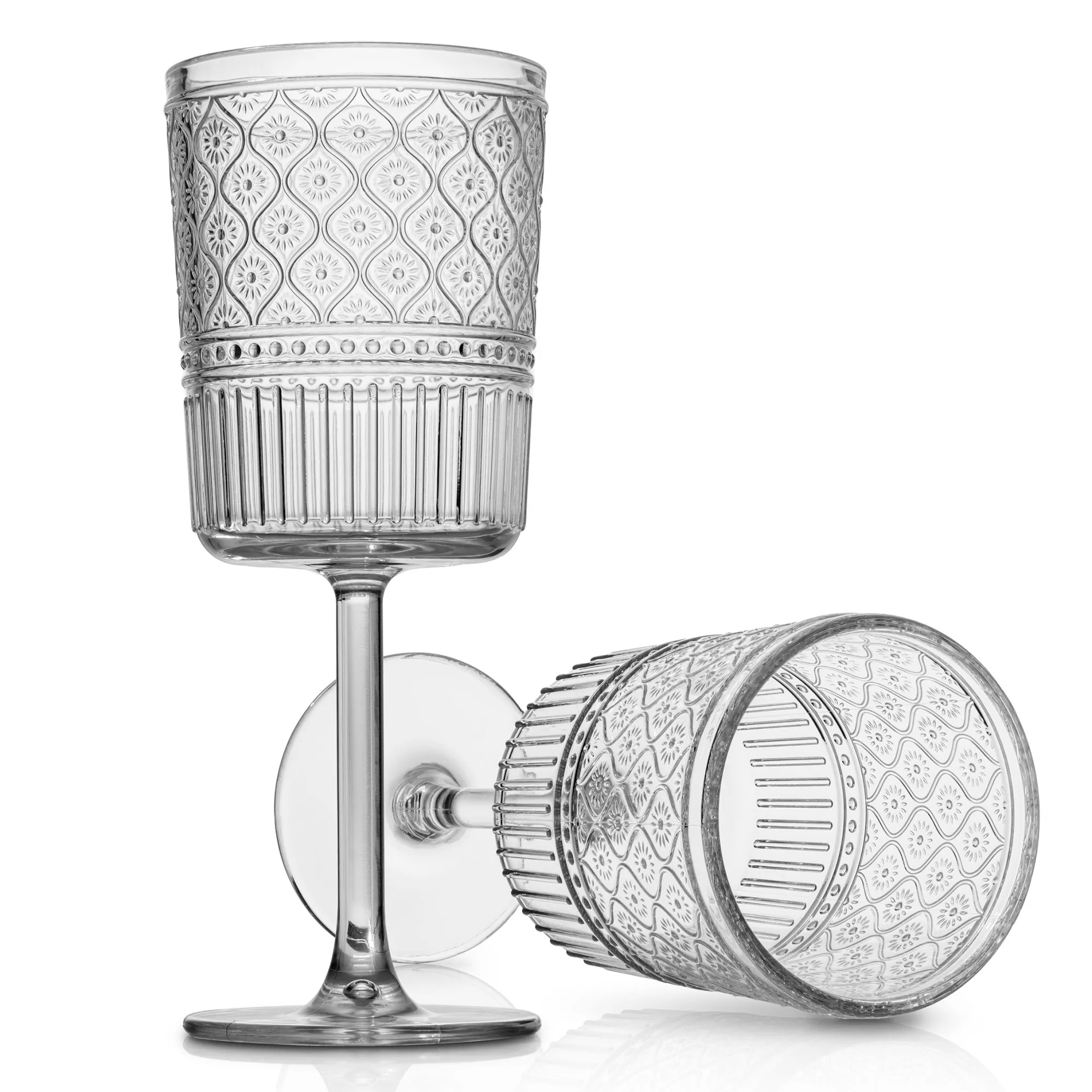 Hot Godinger Claro Acrylic Clear Goblet, Set of 4