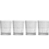 Outlet Godinger Claro Acrylic Double Old Fashion, Set of 4