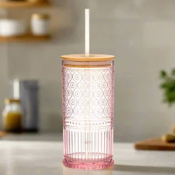 Discount Godinger Claro Acrylic Pink Travel Tumbler