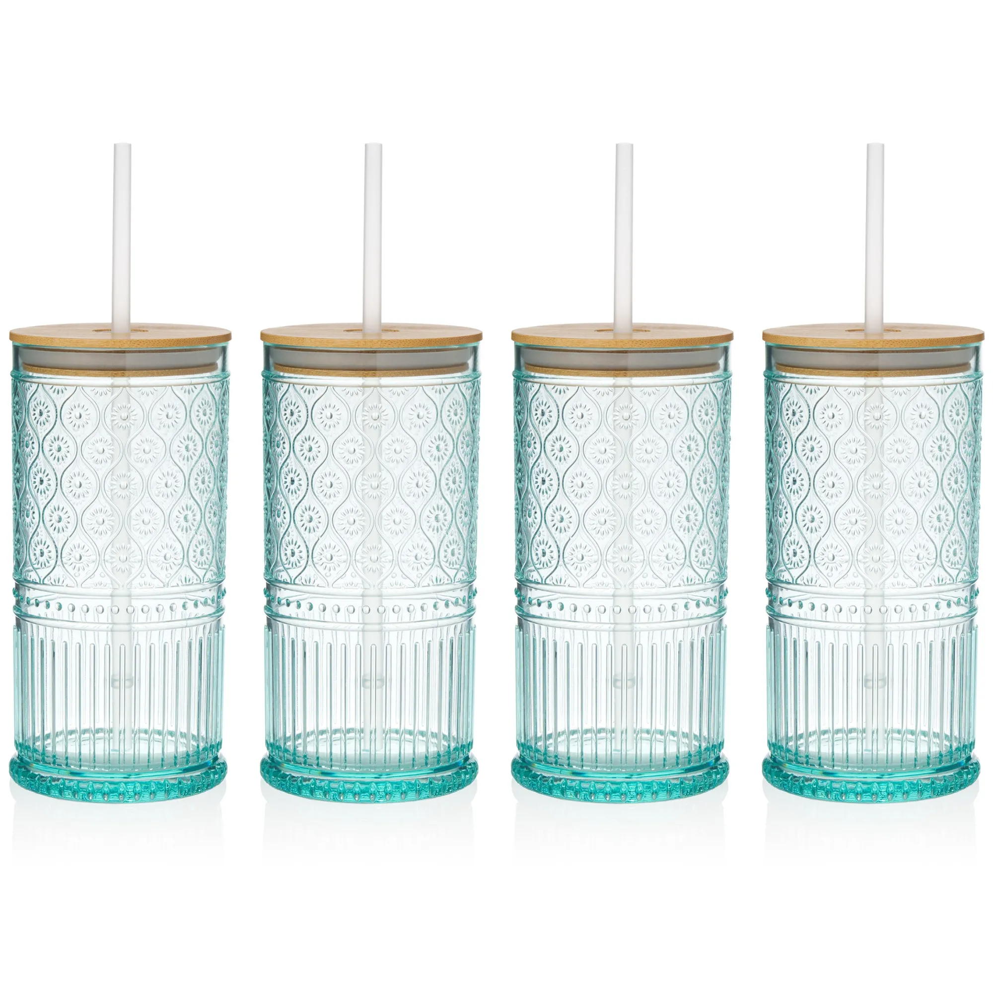 Sale Godinger Claro Acrylic Seafoam Travel Tumbler, Set of 4