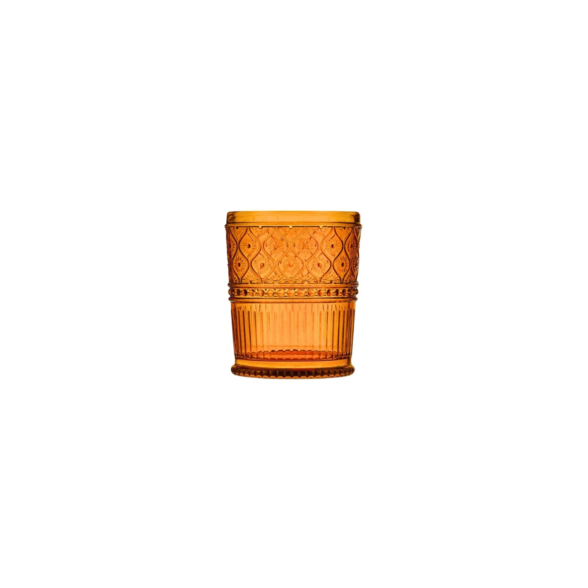 Best Godinger Claro Amber Double Old Fashion, Set of 4