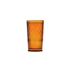 Discount Godinger Claro Amber Highball, Set of 4