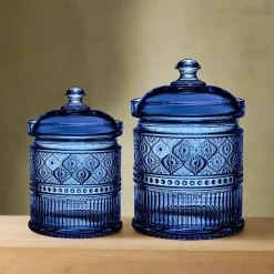 Online Godinger Claro Blue Canister Small