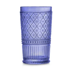 New Godinger Claro Blue Highball, Set of 4