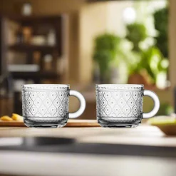 Hot Godinger Claro Clear Espresso Mug, Set of 4
