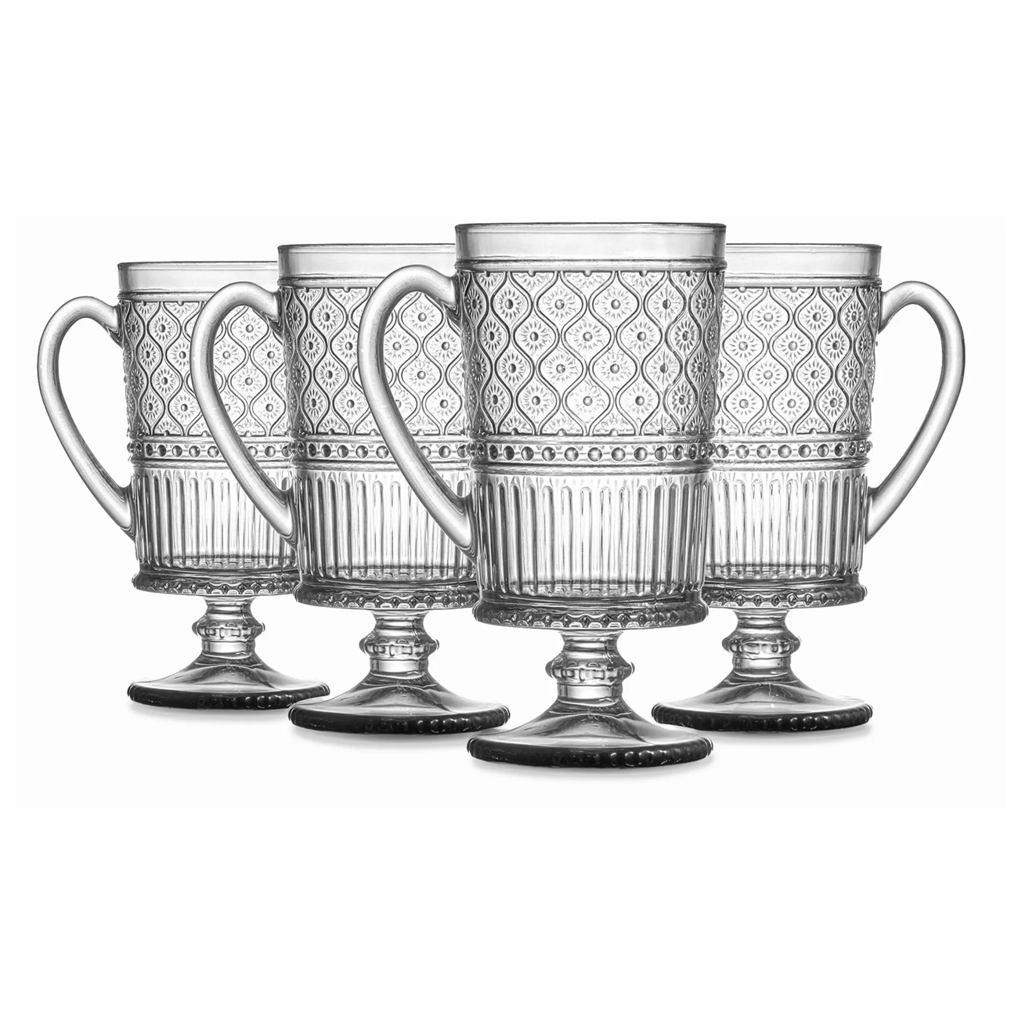 Sale Godinger Claro Footed Coffee Mug, Set of 4