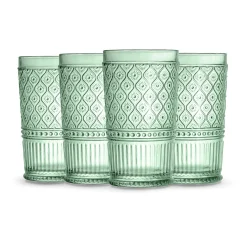 Outlet Godinger Claro Green Highball, Set of 4