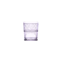 Discount Godinger Claro Lavender Double Old Fashion, Set of 4