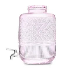 Clearance Godinger Claro Pink Beverage Dispenser