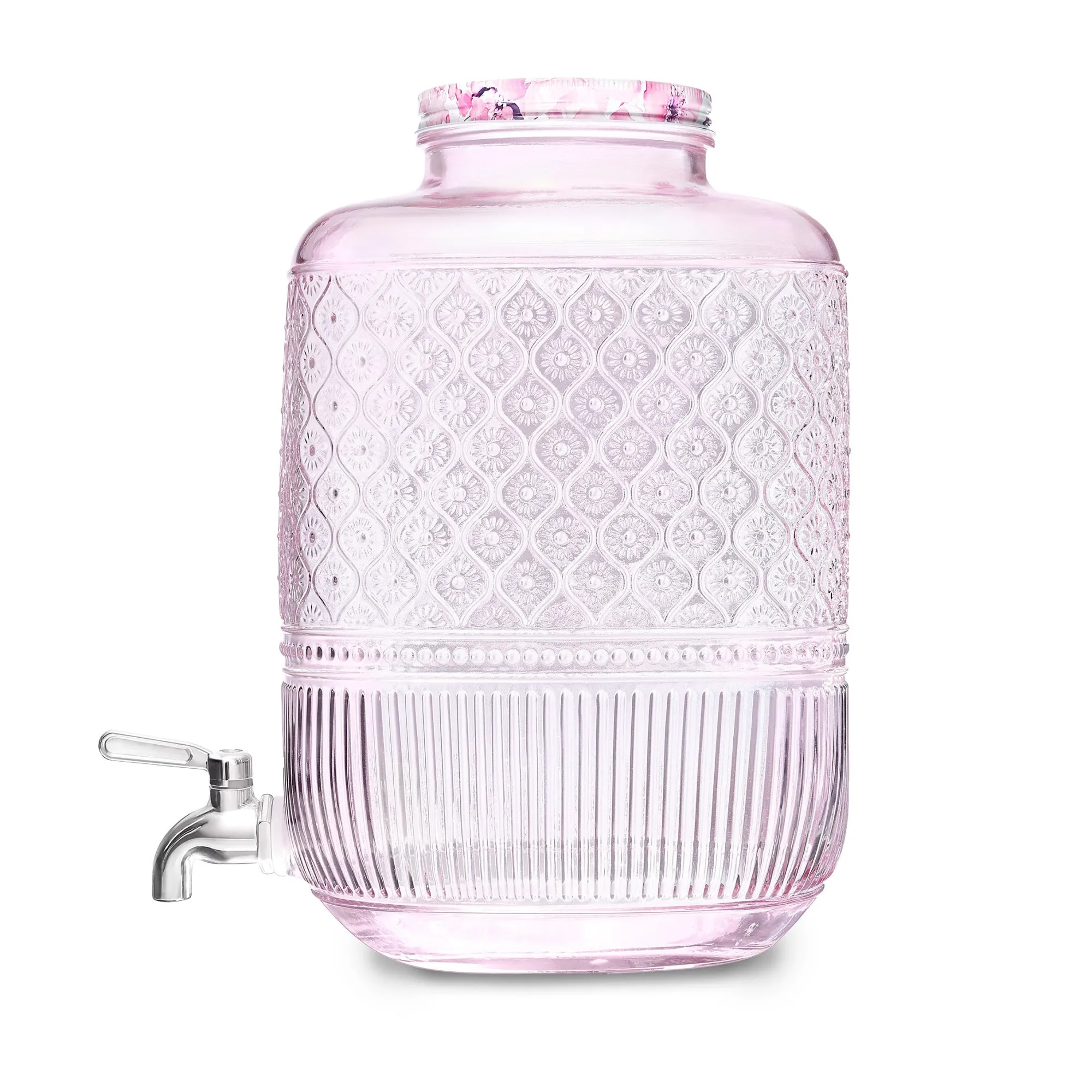 Clearance Godinger Claro Pink Beverage Dispenser
