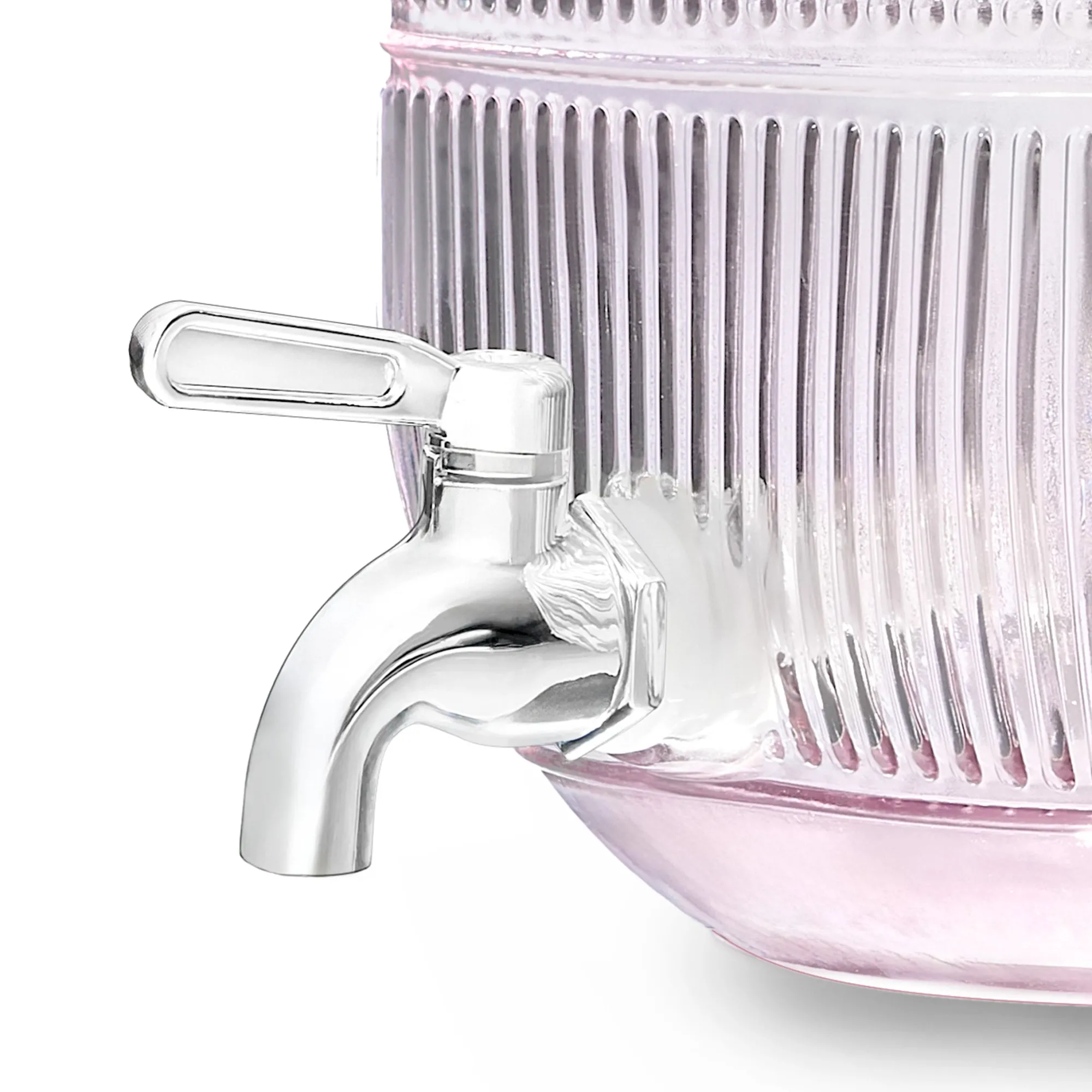 Clearance Godinger Claro Pink Beverage Dispenser