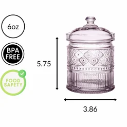 Outlet Godinger Claro Pink Canister Small