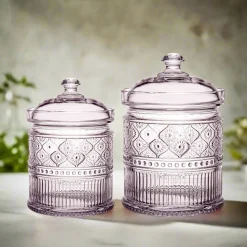 Hot Godinger Claro Pink Medium Canister