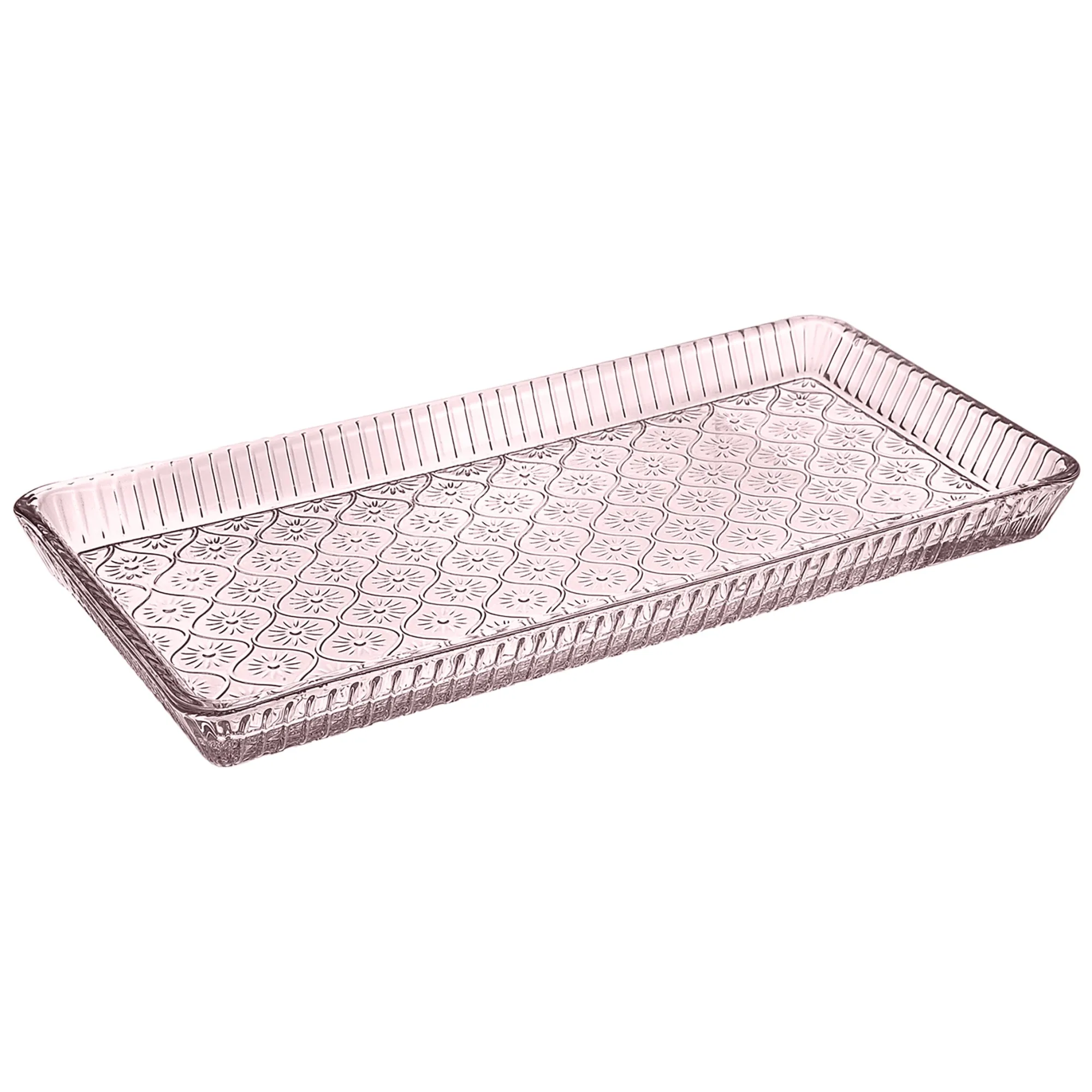 Clearance Godinger Claro Pink Serving Tray