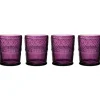 Best Godinger Claro Plum Double Old Fashion, Set of 4