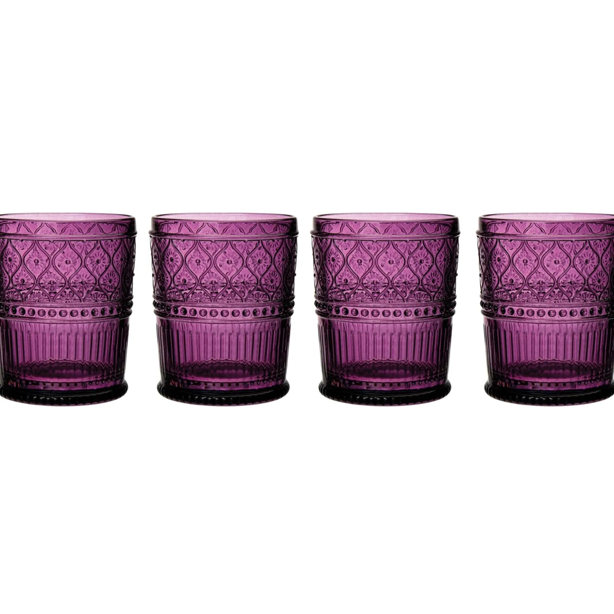Best Godinger Claro Plum Double Old Fashion, Set of 4