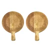 New Godinger Claro Round Paddle Board Set