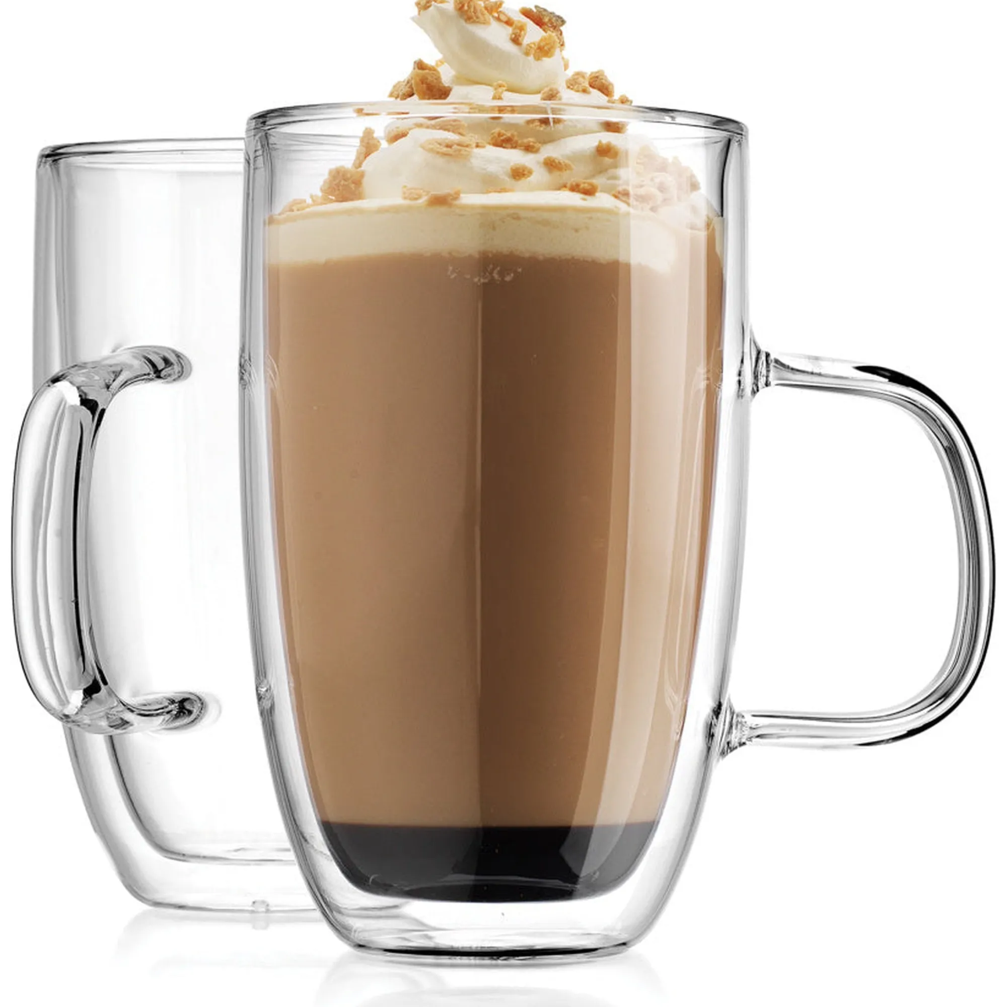 Discount Godinger Coffee Double Wall Mug Large, Set of 2