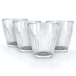 Godinger Cordelia Double Old Fashion Glass, Set of 4