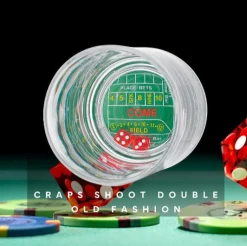 Hot Godinger Craps Shoot Double Old Fashion, Set of 2