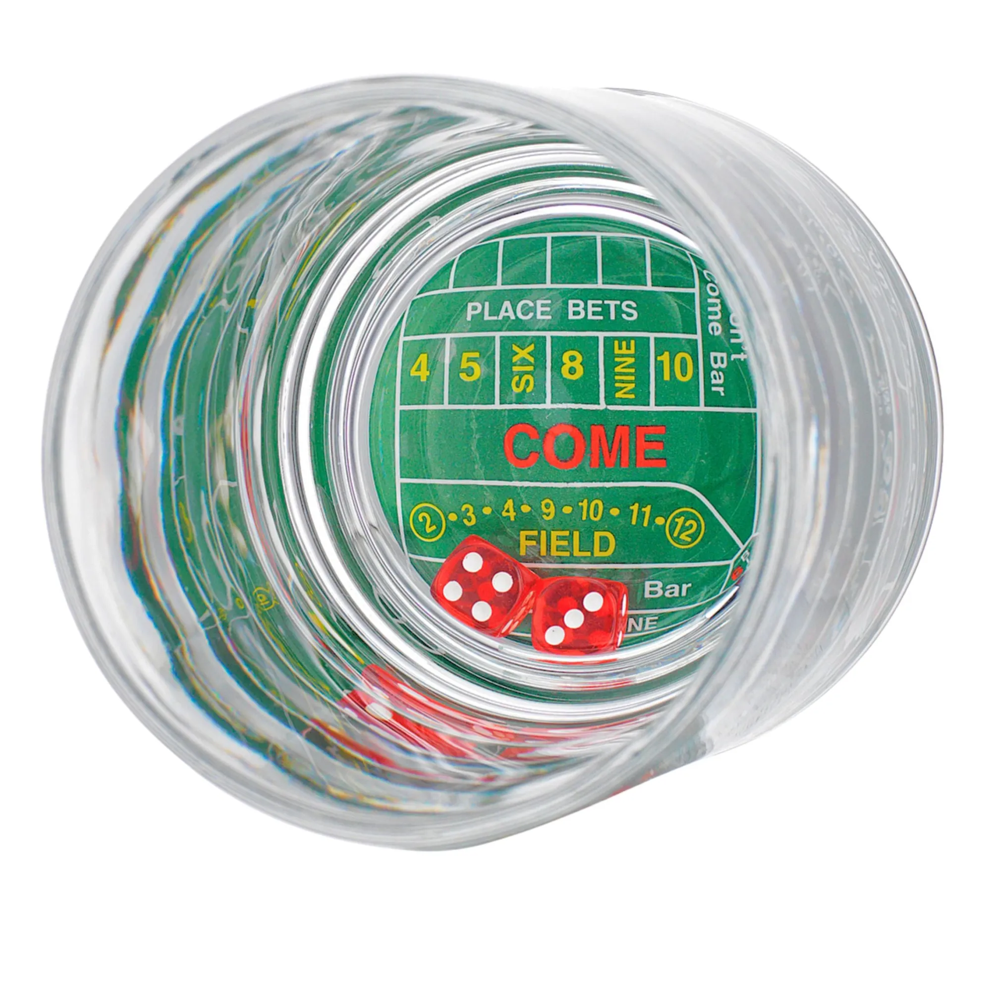 Clearance Godinger Craps Shoot Double Old Fashion