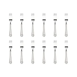 Discount Godinger Crete Sandblasted Mirrored 18/0 Stainless Steel Salad Fork, Set of 12