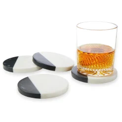Sale Godinger Crum Marble Coaster Set