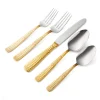 Hot Godinger Donatella 24kt Gold Plated 18/10 Stainless Steel 20 Piece Flatware Set, Service For 4