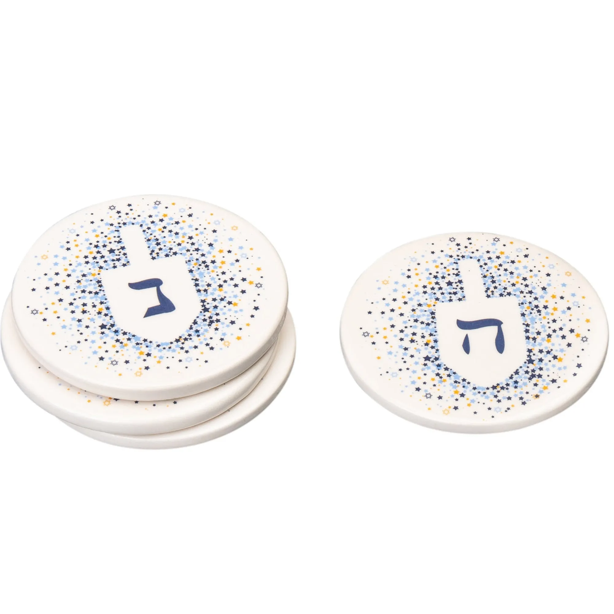 Best Godinger Dreidel Ceramic Coasters