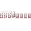 Best Godinger Dublin Acrylic Blush Double Old Fashion & Highball, Set of 8