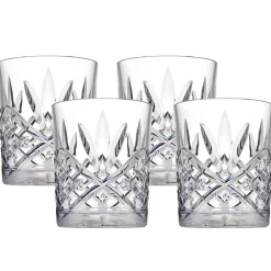 Sale Godinger Dublin Acrylic Clear Double Old Fashion, Set of 4