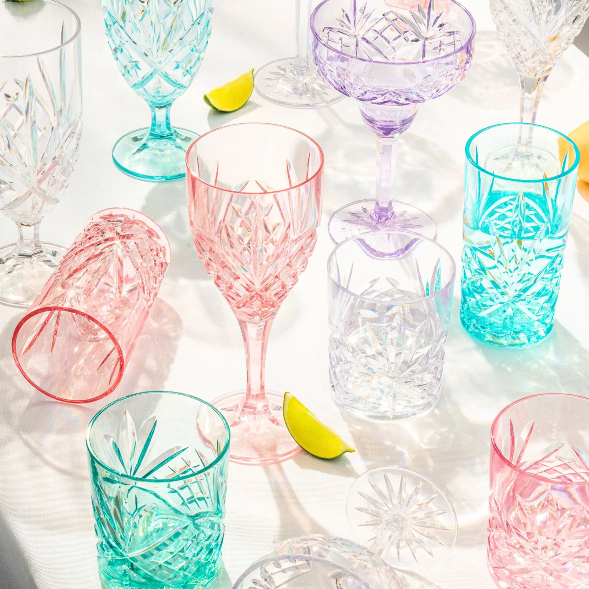 Sale Godinger Dublin Acrylic Double Old Fashion, Set of 4