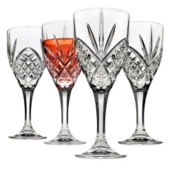 Godinger Dublin Acrylic Goblet, Set of 4